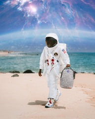 STEP INTO THE FUTURE - NASA COLLAB MOON SHARK 3D MOLDED