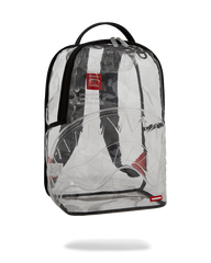 100% CLEAR BACKPACK - SHARK CENTRAL
