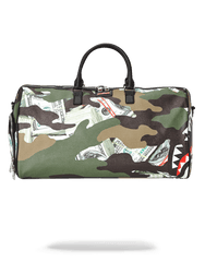 CAMO MONEY SHARK DUFFLE