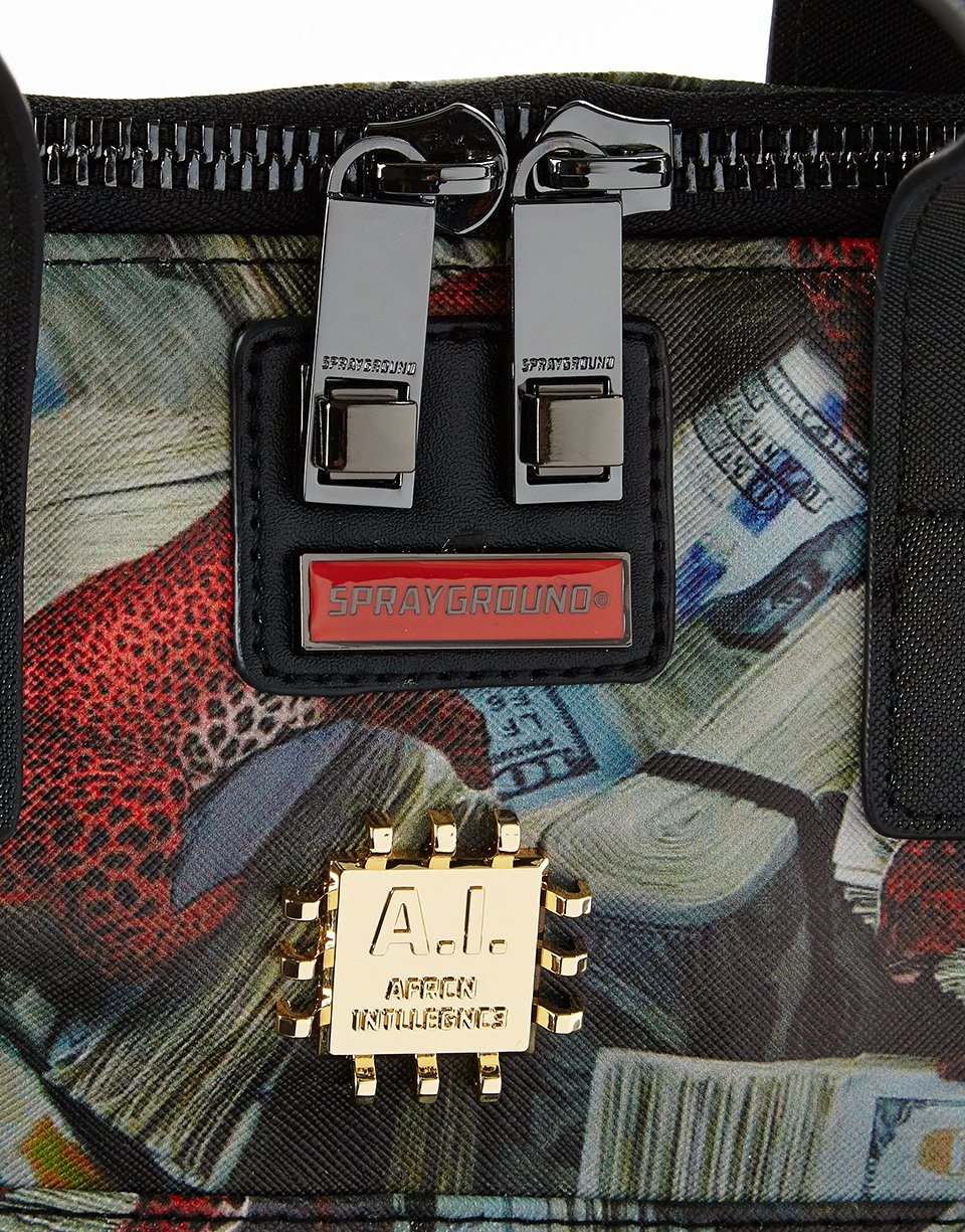 RED LEOPARD MONEY TRAVEL CASE