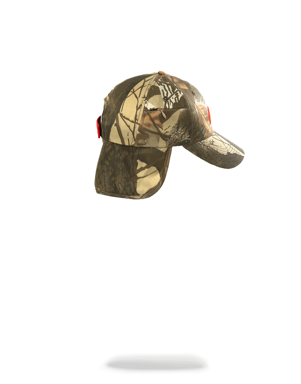 WILD LIFE HUNTER HAT WITH REMOVABLE FLAP HAT