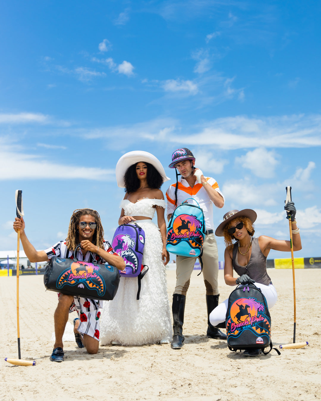 MIAMI BEACH POLO COLLAB BACKPACK (DLXV-SKY)