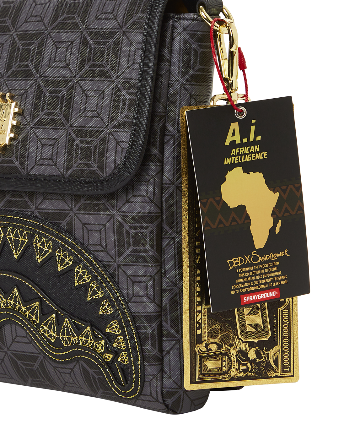 OBSIDIAN STUNNER A.i.6 SANDFLOWER COLLAB LARGE SLING