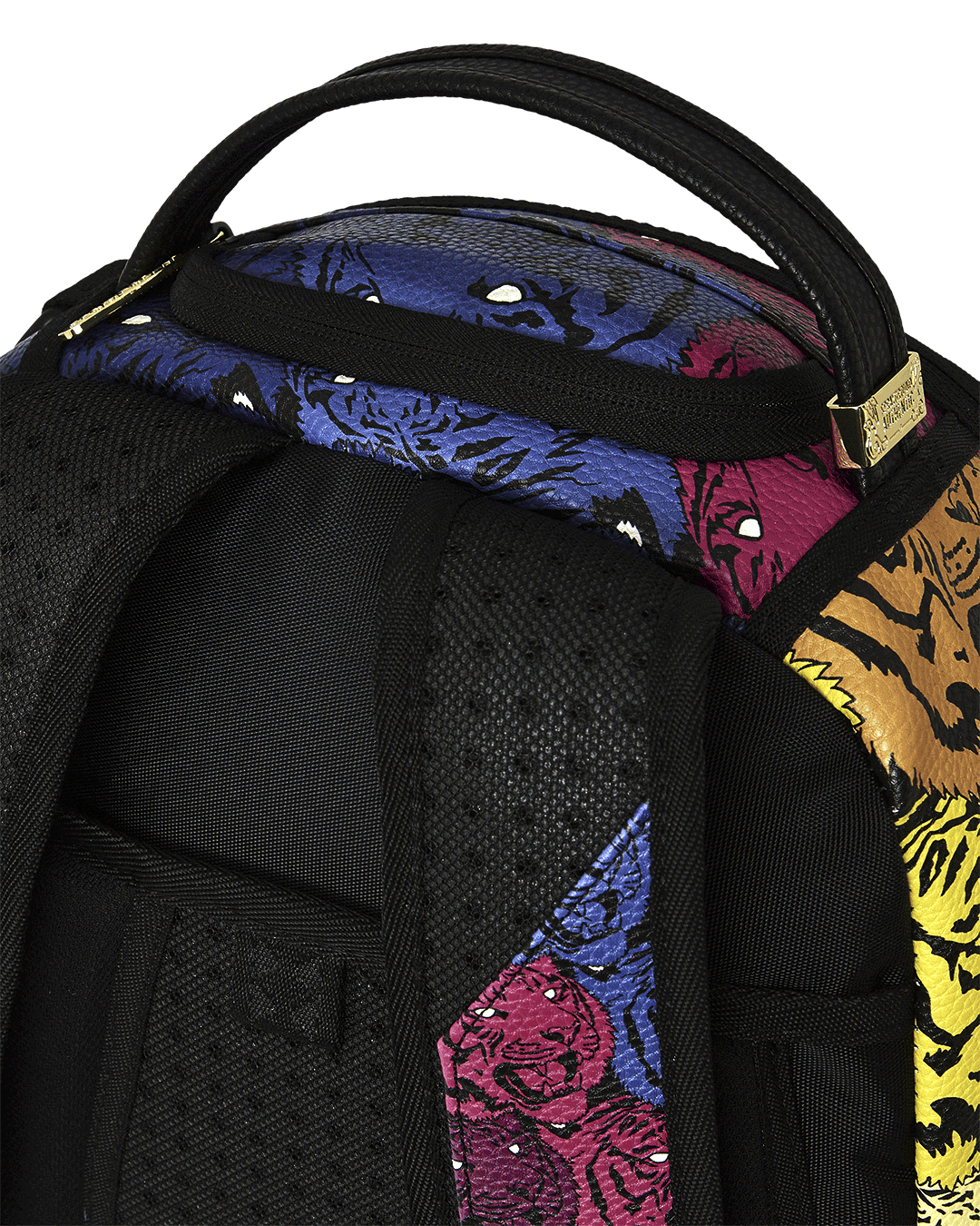 TIGER ROAR GOLD PLATED BACKPACK