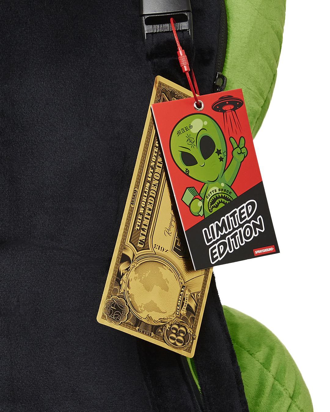 ALIEN PLUSH BACKPACK