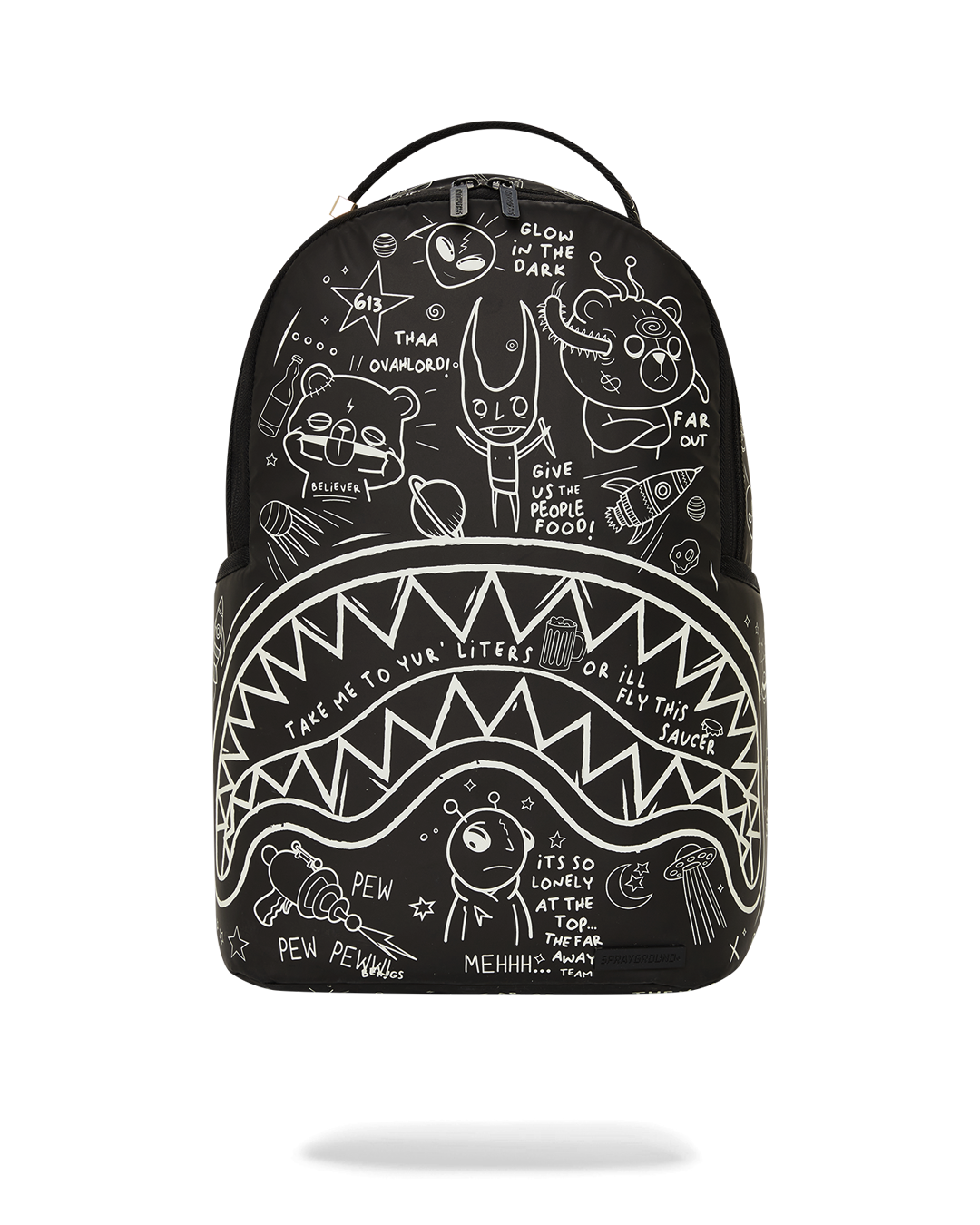 GLOW THE SPACE BACKPACK (GLOW IN THE DARK EFFECT)