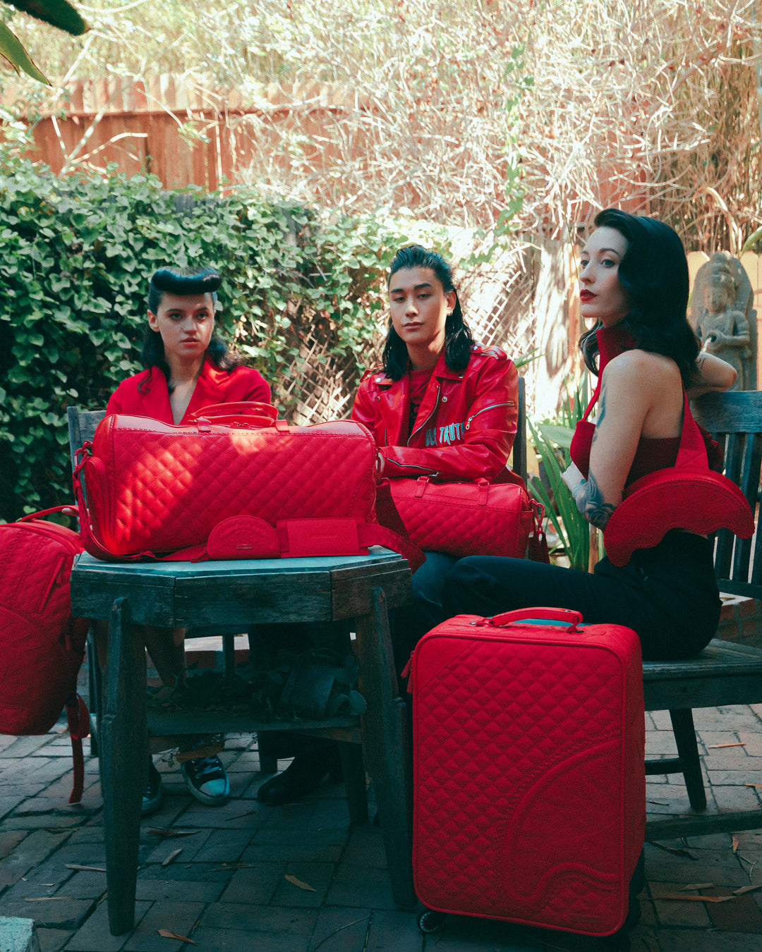 RED RIVIERA MINI DUFFLE