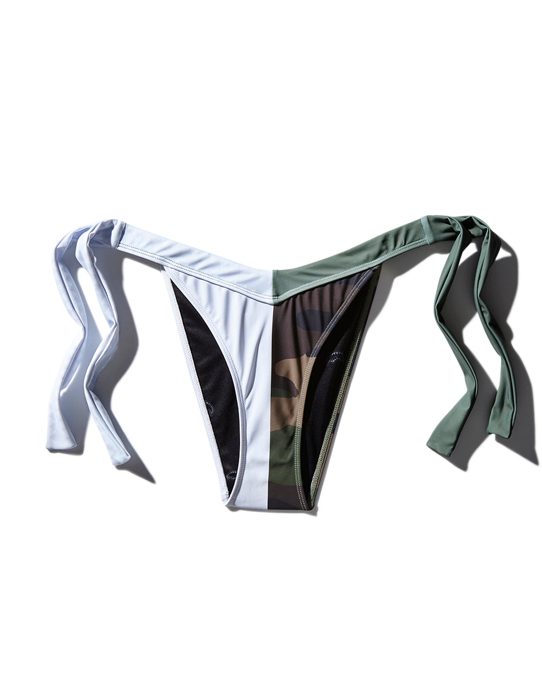 SPLIT BITE CAMO BIKINI