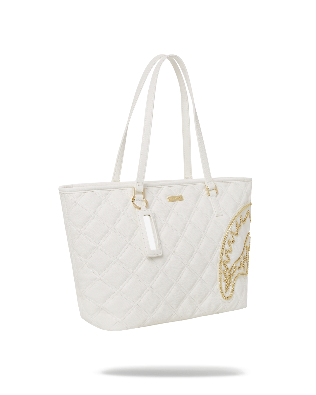 RIVIERA LE BLANC GOLD CHAIN SHARK TOTE