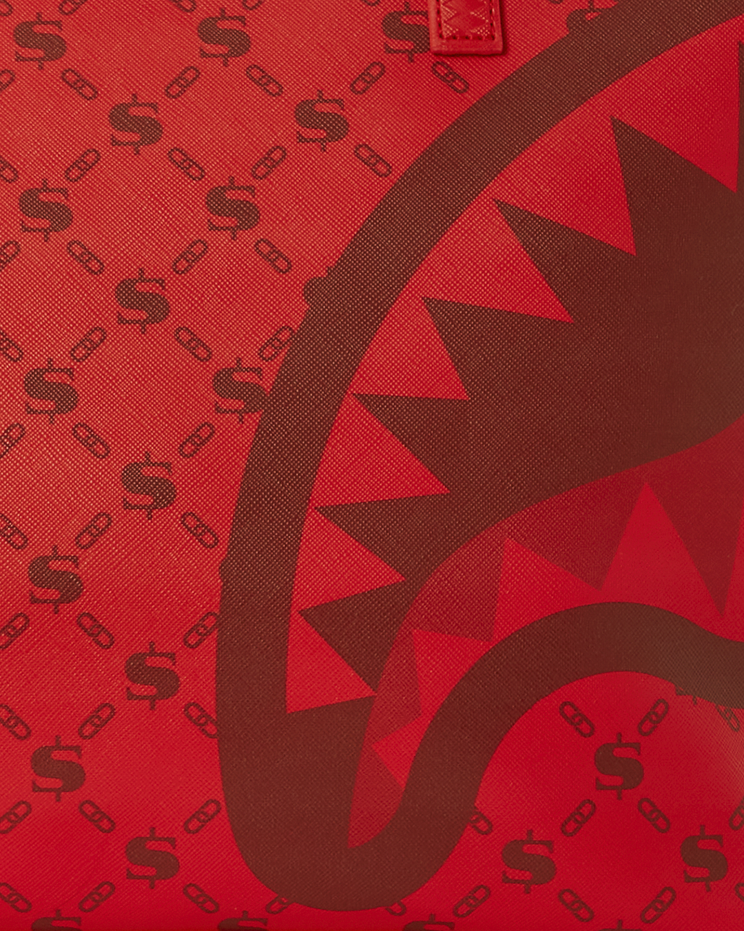 MONEY PATTERN BRICK TOTE