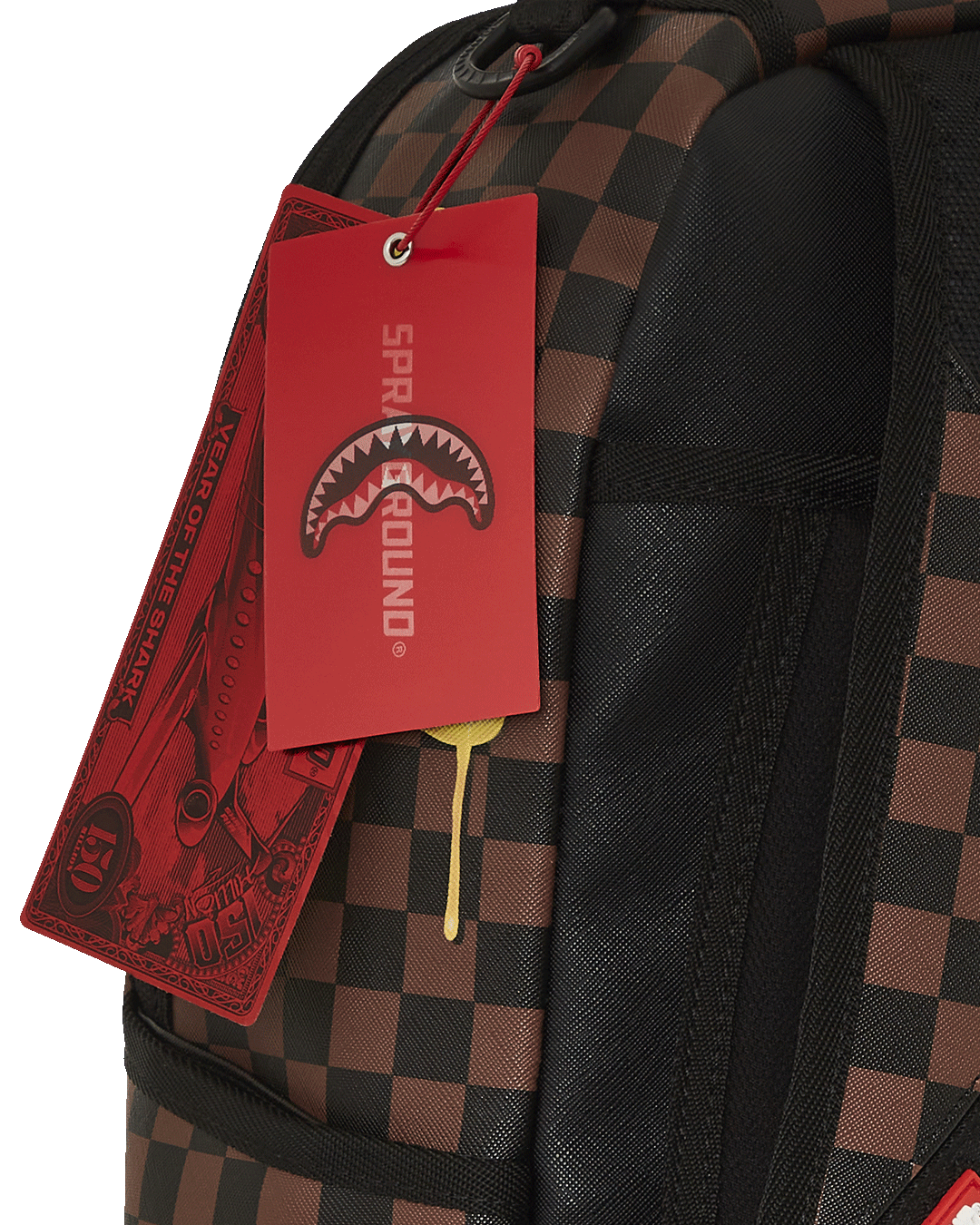 RICHIE RICH PAINT THE SHARK GOLD BACKPACK